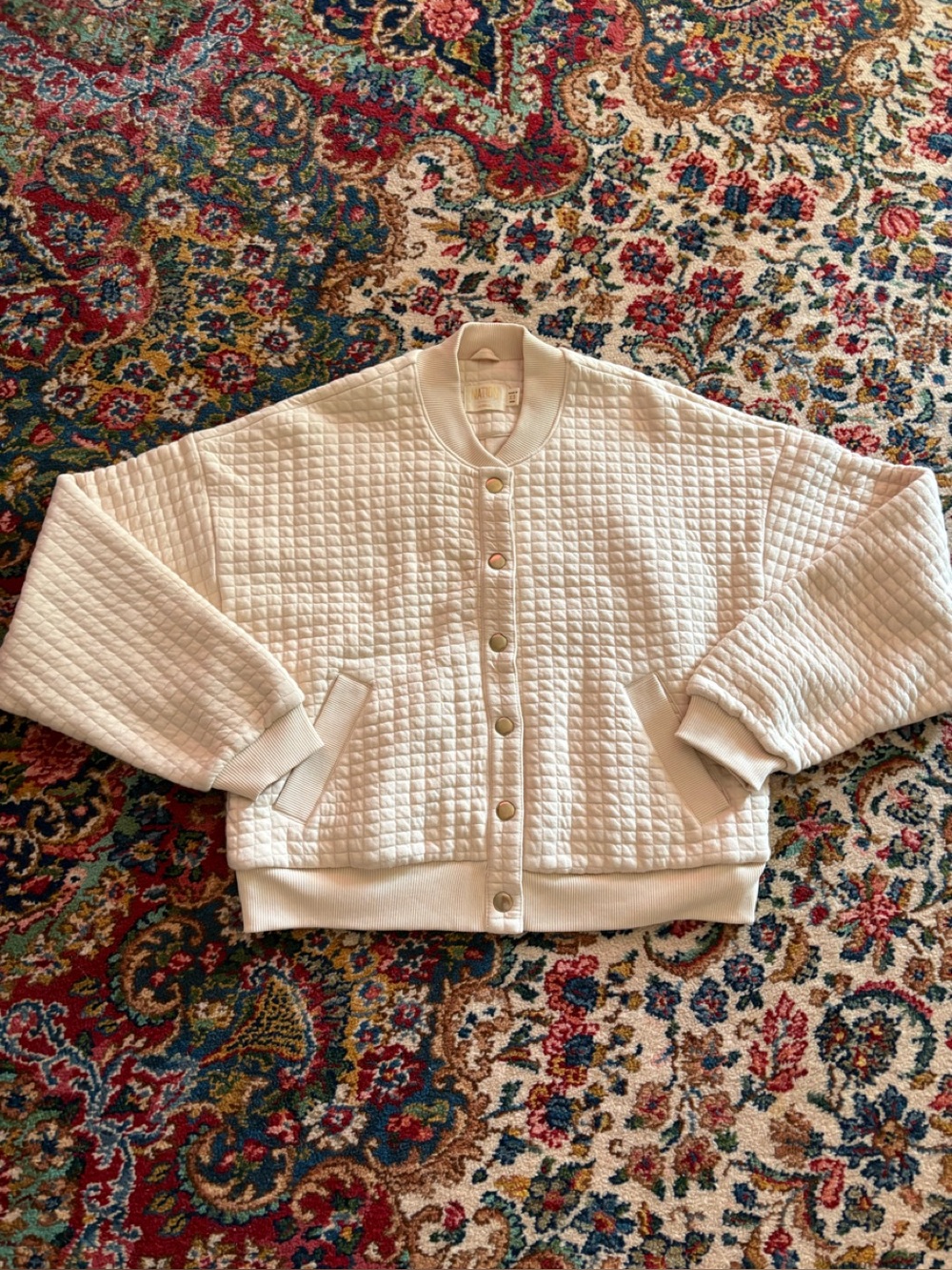 Nation LTD Logan Oversized Bomber Jacket.  Size XS. Like New.
